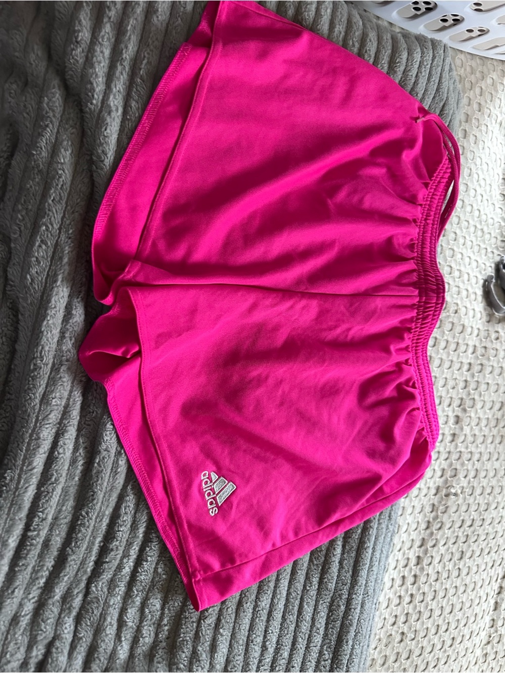 adidas Women's Bright Pink Athletic Shorts